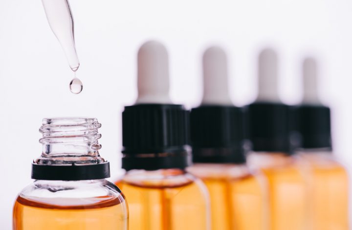 photo of essential oil vials